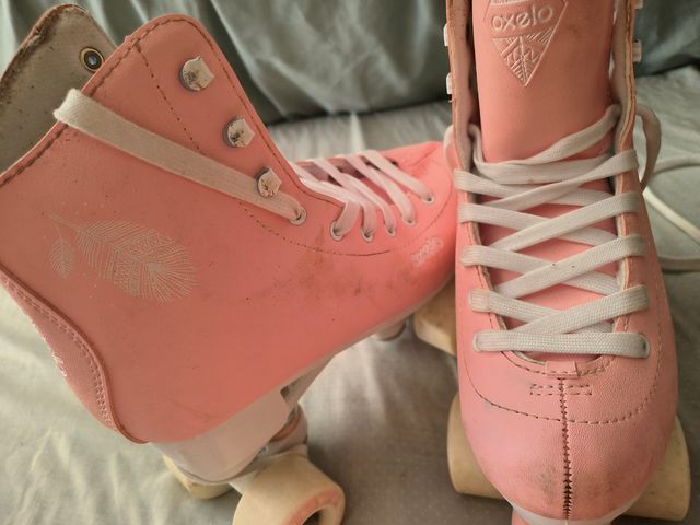 Patines Oxelo niña rosa talla 38