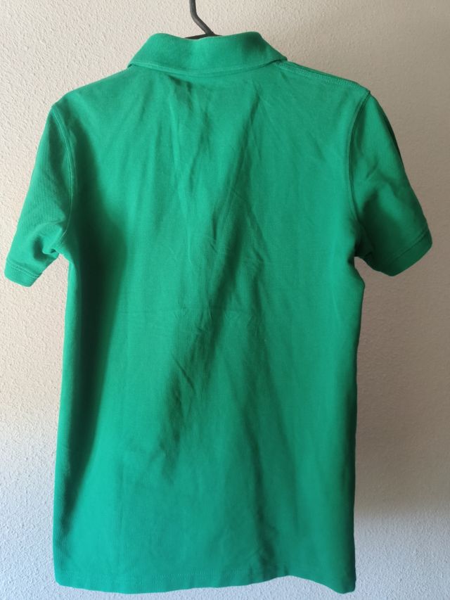 Polo El Ganso verde Talla S, algodón. Medidas: