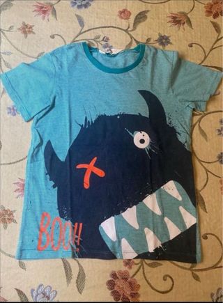 Lote 4 Camisetas Niño 6-8 años H&M