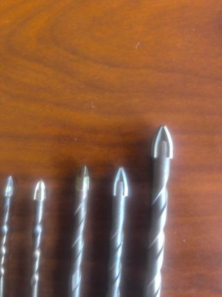 Brocas para mampostería , vidrio (5 unidades)