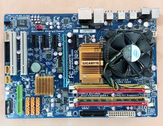 MB Gigabyte GA-EP45-DS3L V1.0 + ram + cpu +ventola