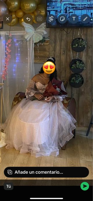 Vestido Quinceañera Rosa