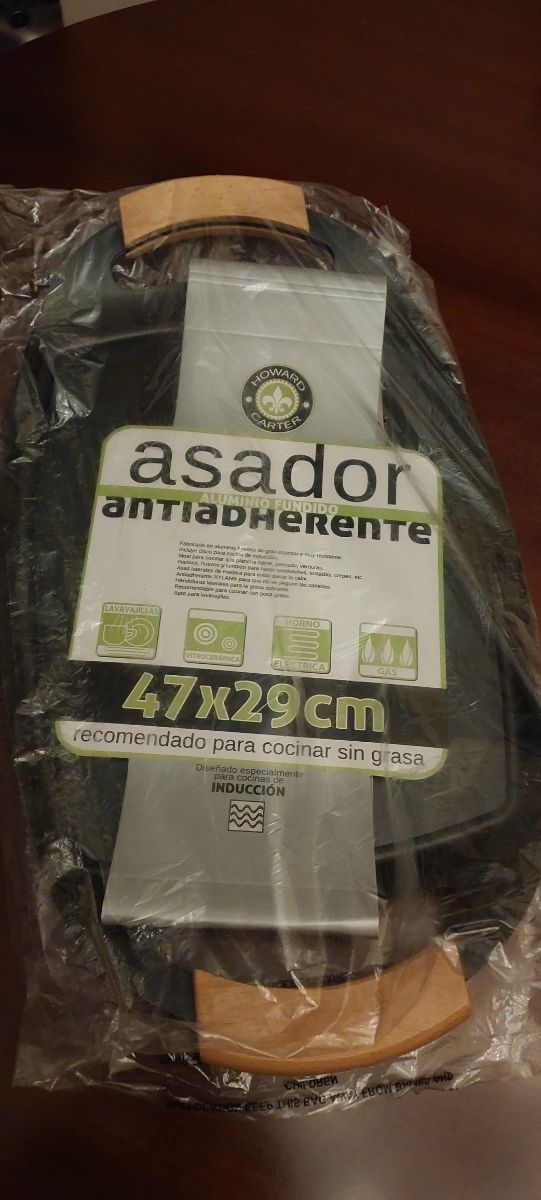 Asador antiadherente 47x29 cm