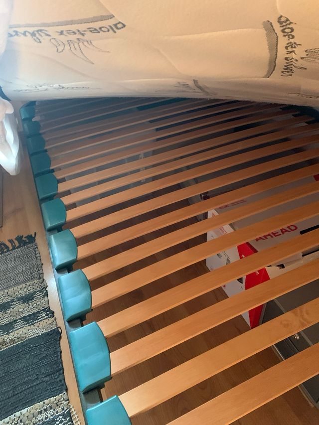 Cama somier + colchón 110x190cm