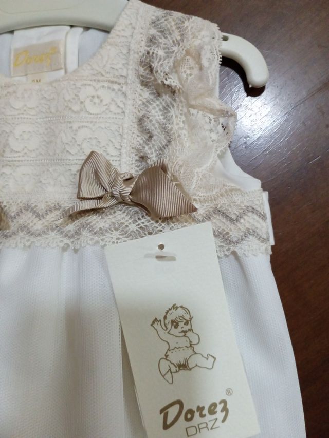 Pelele bebé marca Dorez 3m. Nuevo