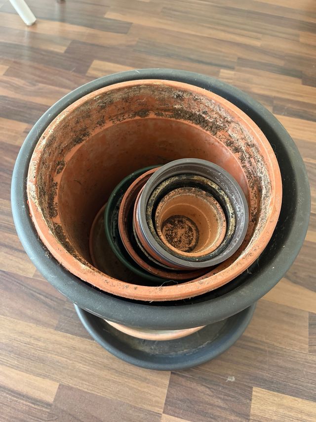 Macetas plásticas varios tamaños