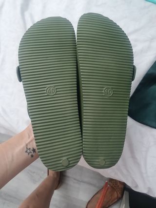 Chanclas agua - Verde Oliva - Talla 38/38.5