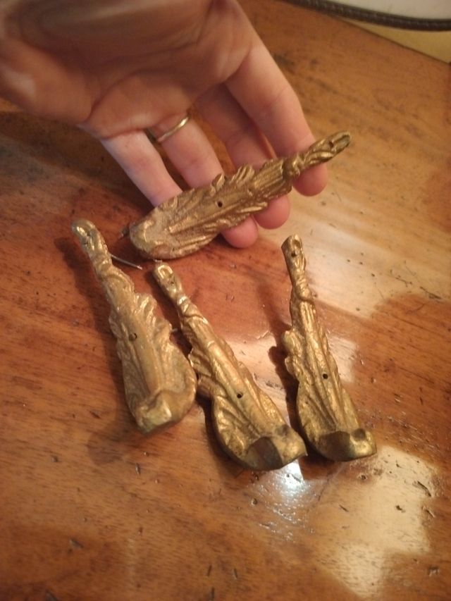 4 Fregi Bronzo - Decorazione