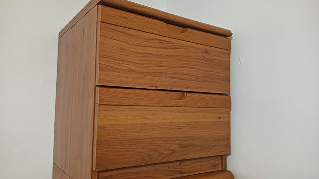 Cabecero y mesillas madera