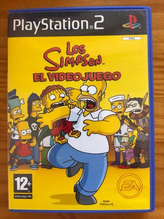 PS2 Los Simpson El Videojuego