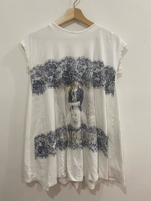 Vestido blanco Mayoral.