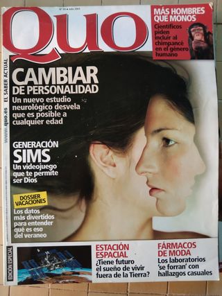 Revistas Quo 88, 89, 93, 94, 103, 105, 106.