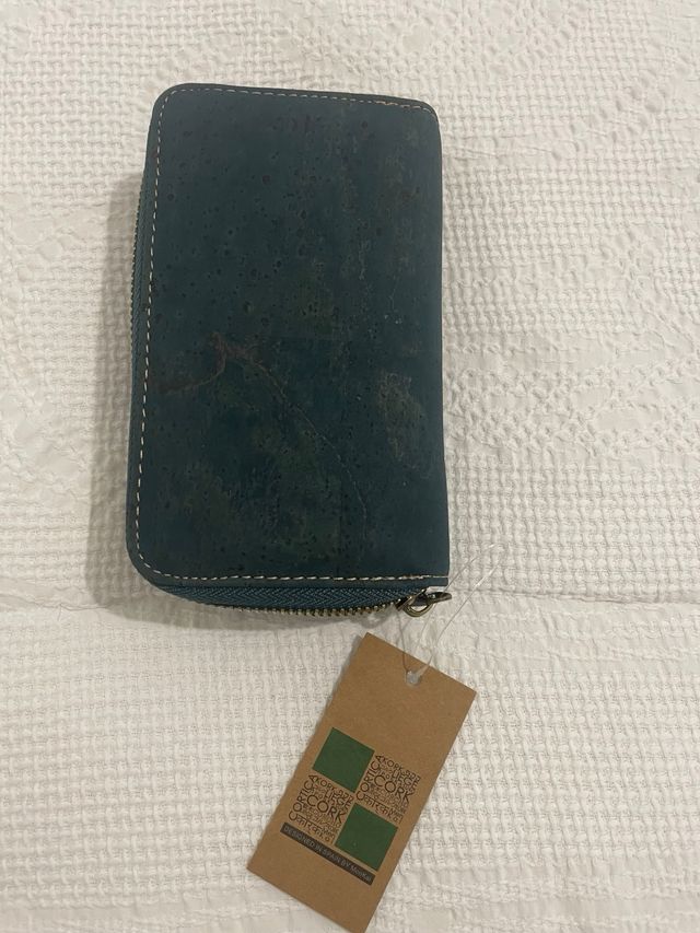 Cartera Corcho - Azul,Multicolor