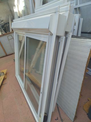 Ventana aluminio persiana - 3uds