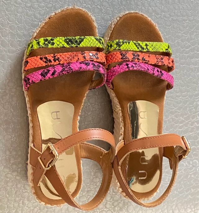 Sandalias esparto niña Unisa 32