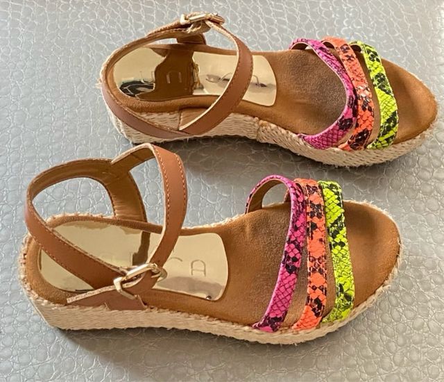 Sandalias esparto niña Unisa 32