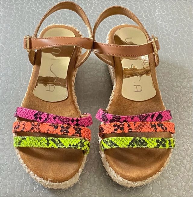 Sandalias esparto niña Unisa 32