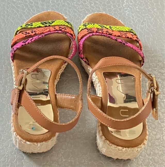 Sandalias esparto niña Unisa 32
