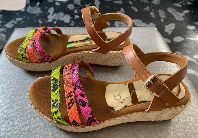 Sandalias esparto niña Unisa 32