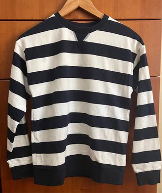 Sudadera rayas azul-blanco MNG 152cm