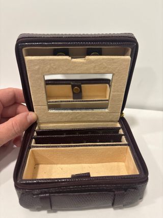 Joyero Marrón de Viaje