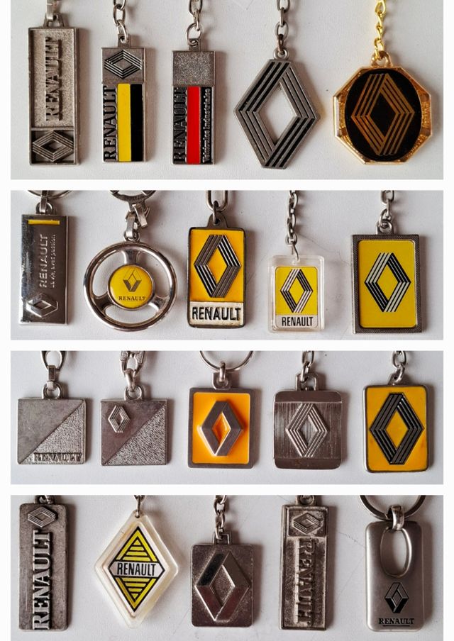 Portachiavi vintage da collezione Renault