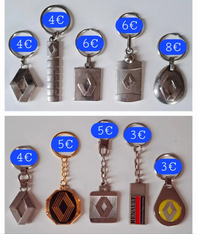 Portachiavi vintage da collezione Renault