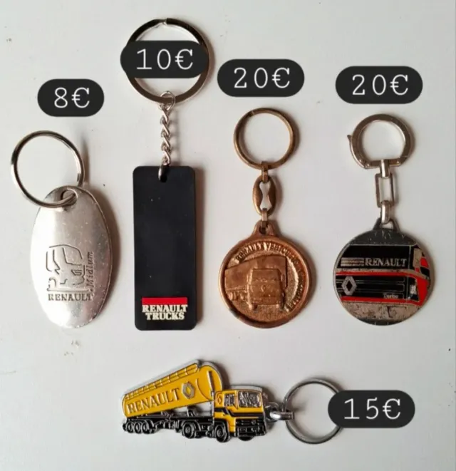 Portachiavi vintage da collezione Renault