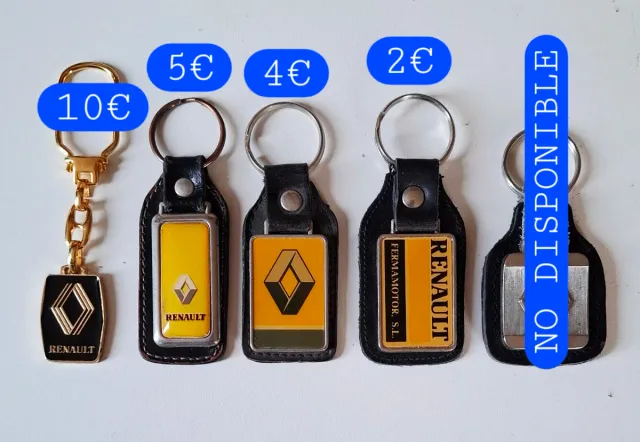 Portachiavi vintage da collezione Renault