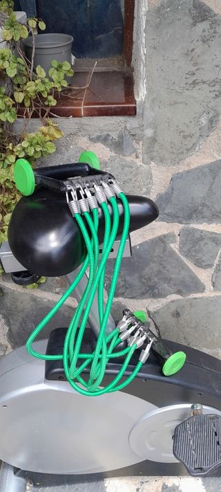 Bicicleta estática + extras
