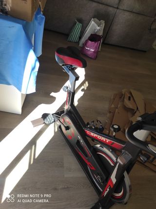 Bicicleta estática ejercicio