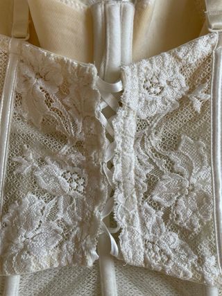 Top donna bianco vintage taglia S