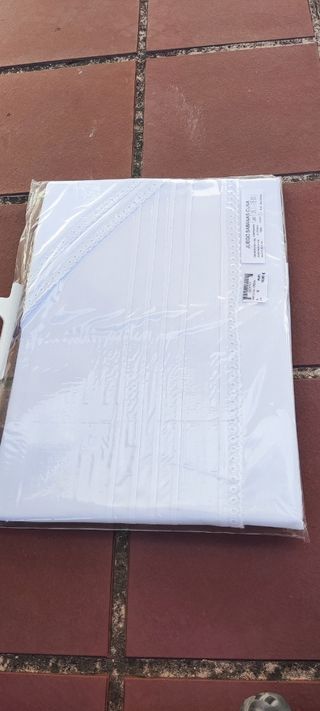 Juego sábanas cuna bebé 100% algodón