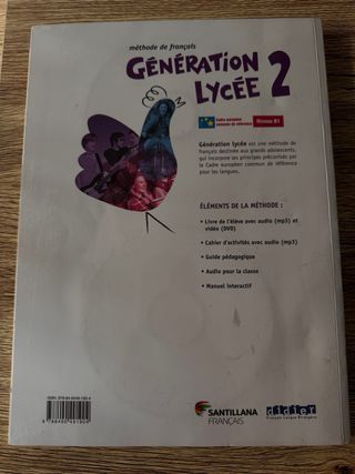 GENERATION LYCEE A2/B1 ELEVE+CD+DVD