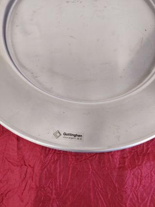 Vassoio gottingher vintage argentato