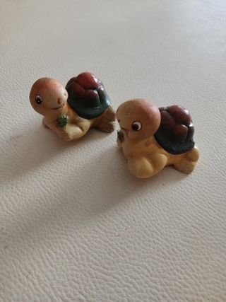 2 Tartarughe terracotta Vintage