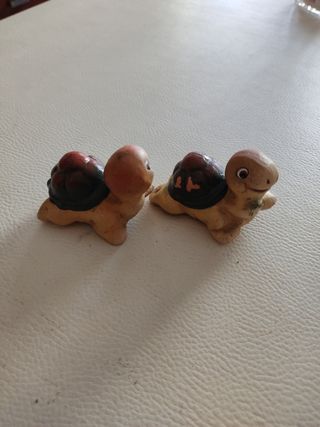 2 Tartarughe terracotta Vintage