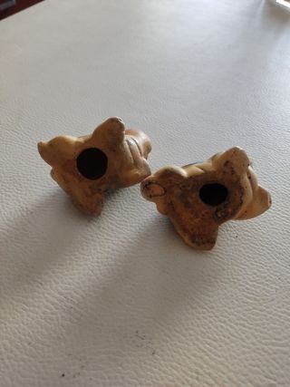 2 Tartarughe terracotta Vintage