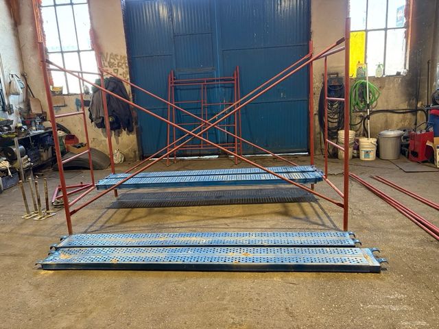 Andamio + Chapas + Polea+husillos+crucetas