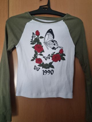 Camiseta niña manga larga 9-10 años 140cm