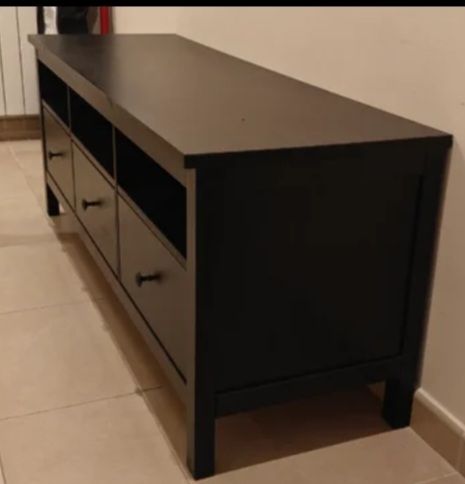 Aparador TV negro - madera