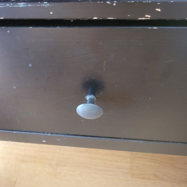 Aparador TV negro - madera