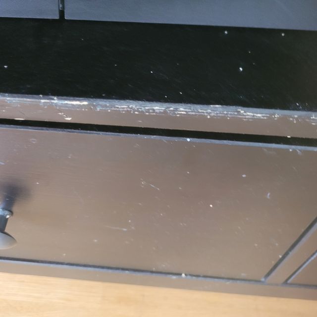 Aparador TV negro - madera