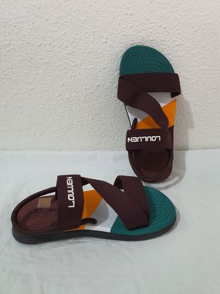 Sandalias LOULIEN hombre marrón-verde