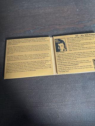 U2 We Will Follow - 4 CDs