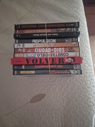 DVDs: Repulsión, Volver, 4€ UNIDAD