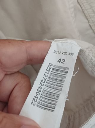 Pantalón Stradivarius beige XL