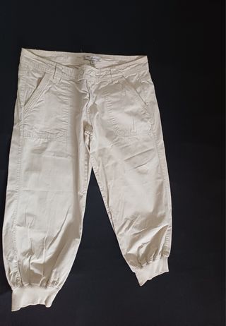 Pantalón Stradivarius beige XL