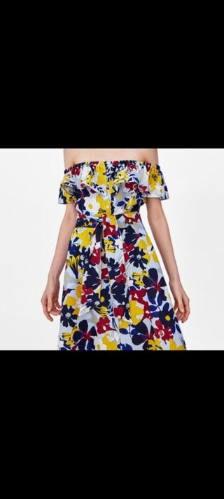Vestido Zara multicolor - Talla S