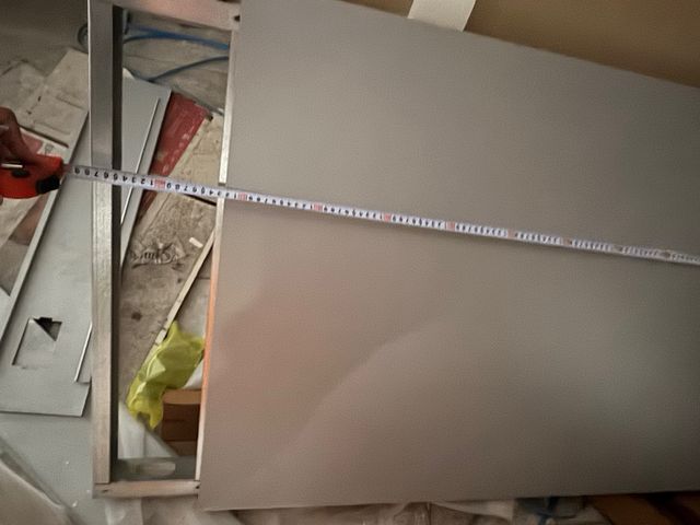 Parete divisoria ufficio legno e alluminio 